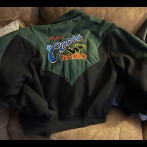Gorgeous Vintage  Coors Rodeo Jacket Great jacket for that cowboy in your life